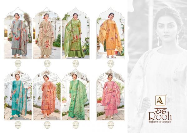 Alok Rooh Designer Festive Wear Printed Dress Materials
